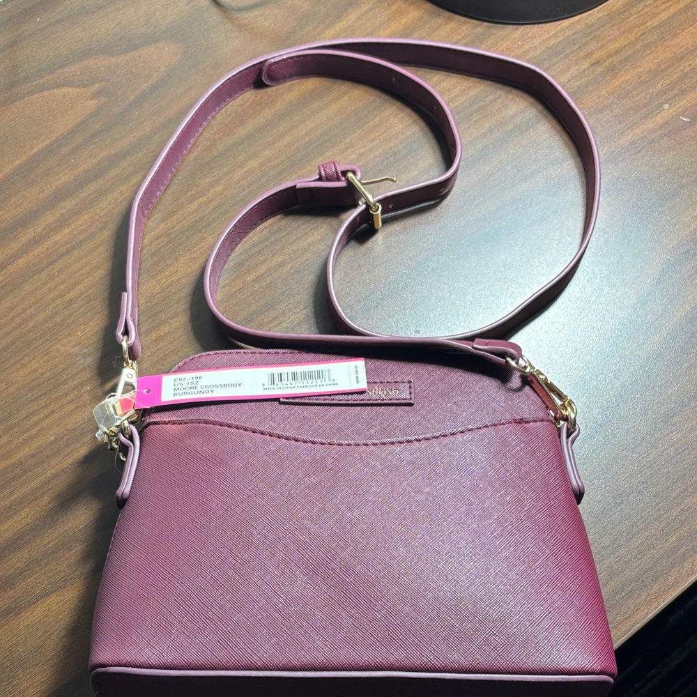 Catherine Malandrino Plum Crossbody Bag